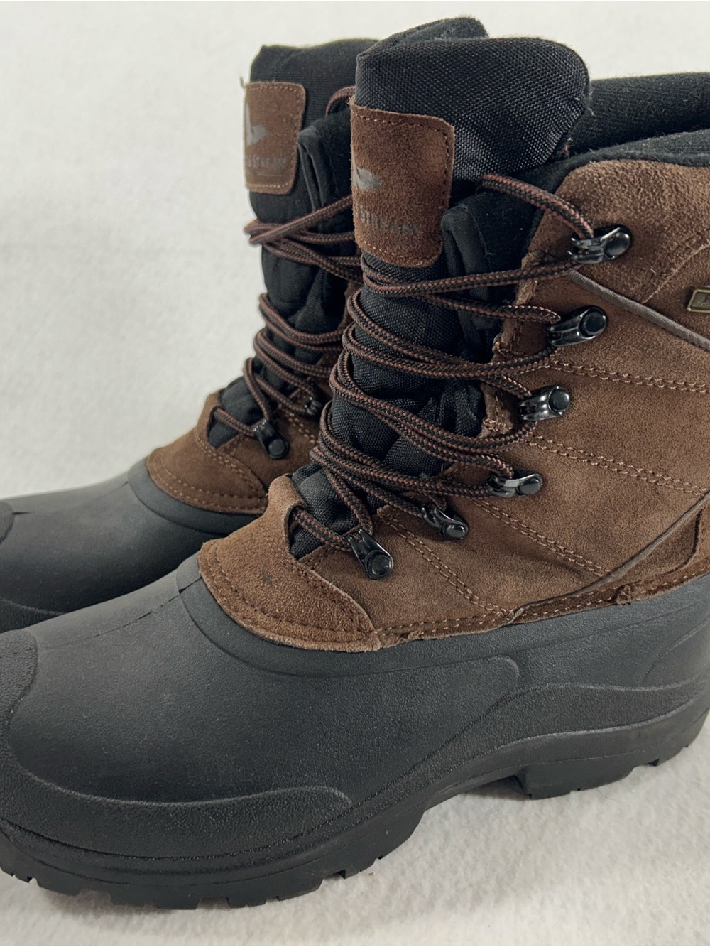 Field & Stream Brown and Black Waterproof Lace-Up Men's Boots